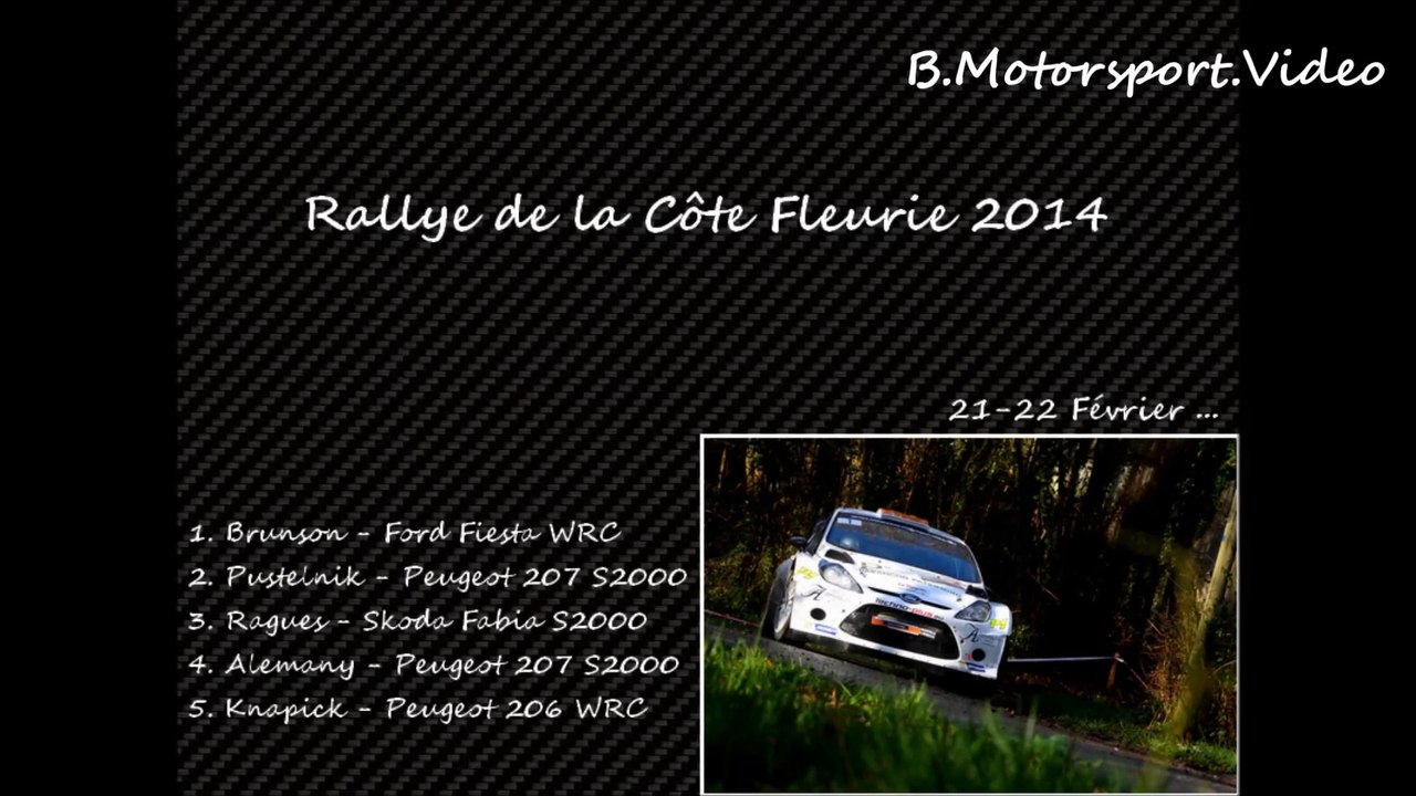 Rallye de la Côte Fleurie 2014