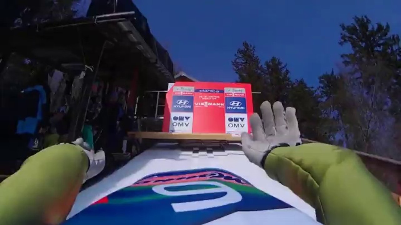 Helmet camera WORLD RECORD SKI JUMP