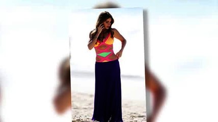 Sofia Vergara en monokini en tournage à Sydney