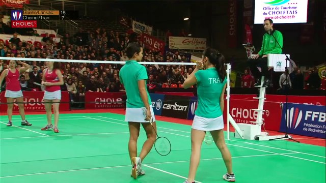 Championnats de France Cholet 2014 finale double femmes