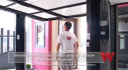 Porte de garage : Arrêt sur obstacle
