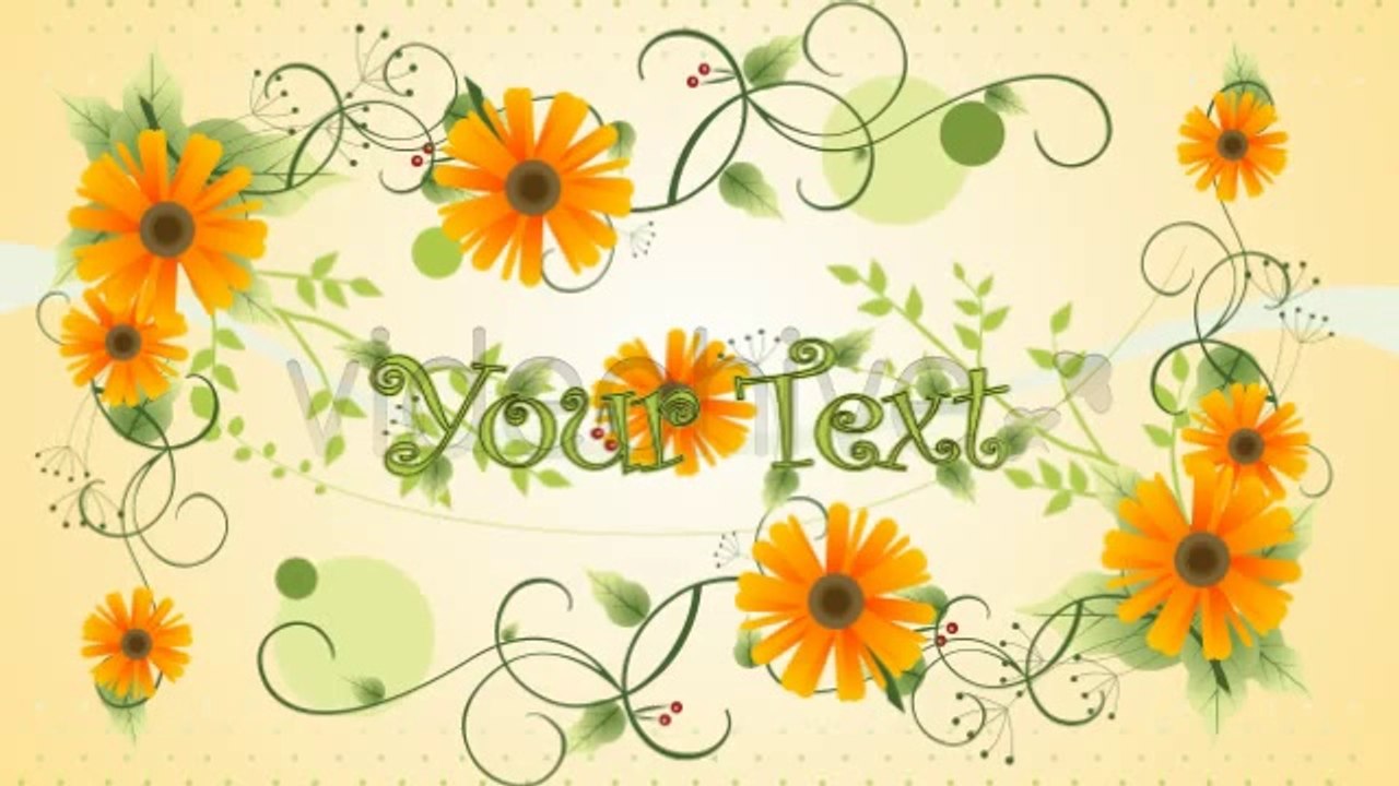 Floral Logo Reveal - After Effects Template
