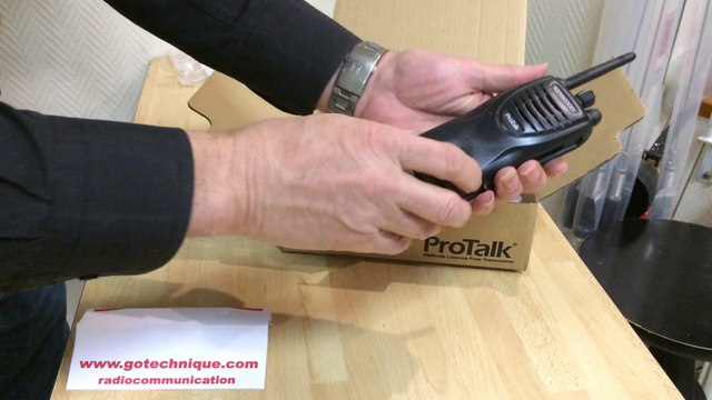 Talkie Walkie Kenwood TK3301 PMR446 UHF presentation GoTechnique