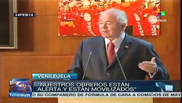Trabajadores de PDVSA están alerta y movilizados: min. Ramírez