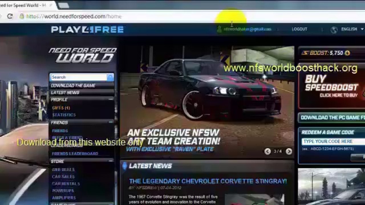 NFS World-New Hack Boost + 25.000 Boost + BMW Redeem Code