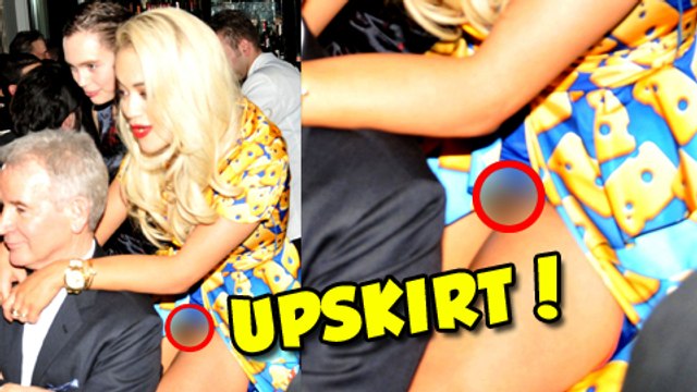 Rita Ora Wardrobe Malfunction With Katy Perry - Rita Ora Shows Crotch Area