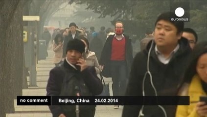 Pollution alert in Beijing