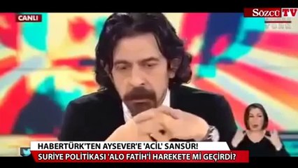 Habertürk'te Okan'ın yayınına ilginç sansür!