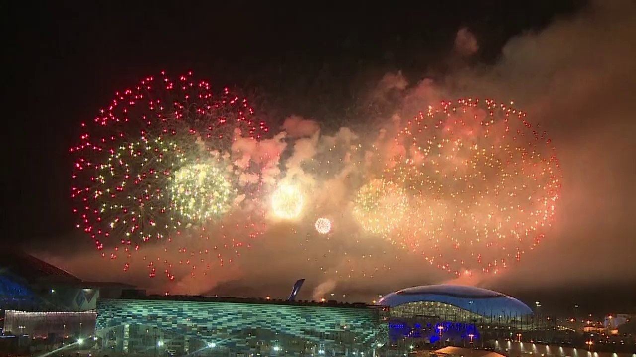 Party time in Sochi as Games close in spectacular style