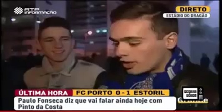 Paulo Fonseca insultado por adeptos do FC Porto