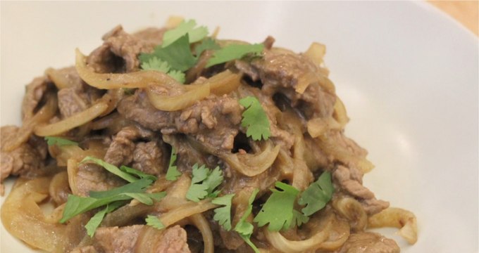 Recette de Boeuf aux oignons à la Chinoise - 750 Grammes