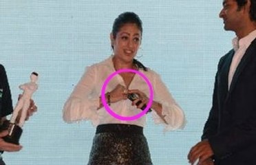 Anjana Sukhani Shirt Opens On Stage | Wardrobe Malfunction