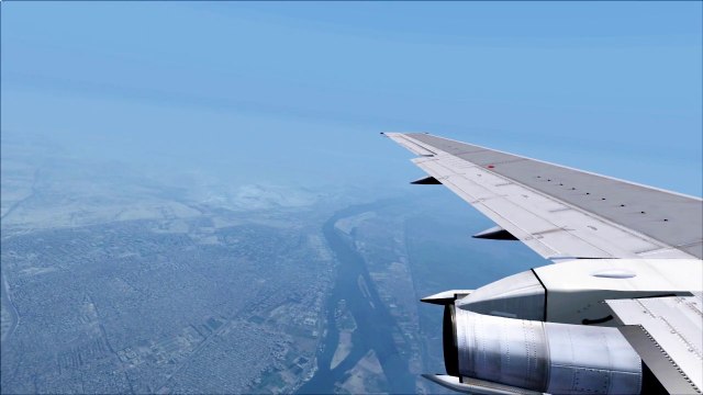 FSX Boeing 737-200 Cairo Takeoff ( HD )