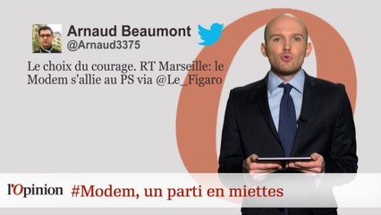 #tweetclash : #Modem, un parti en miettes