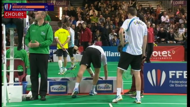 Championnats de France Cholet 2014 1/2 finale double hommes