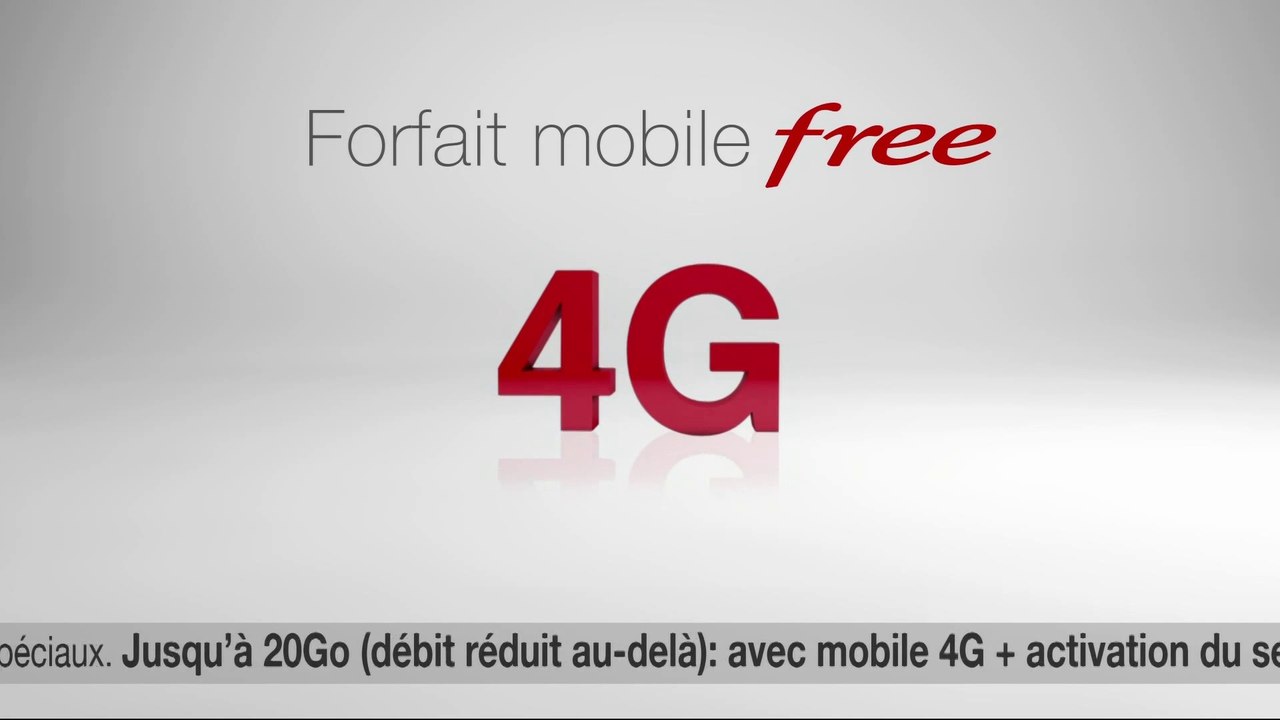 Pub Free Mobile 4G 20 Go (fev. 2014)