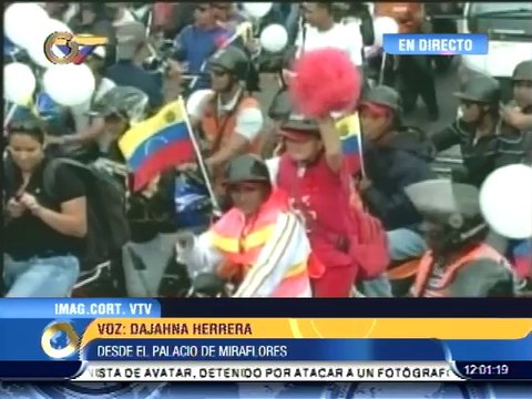 Motorizados por la paz se movilizan desde Petare a Miraflores