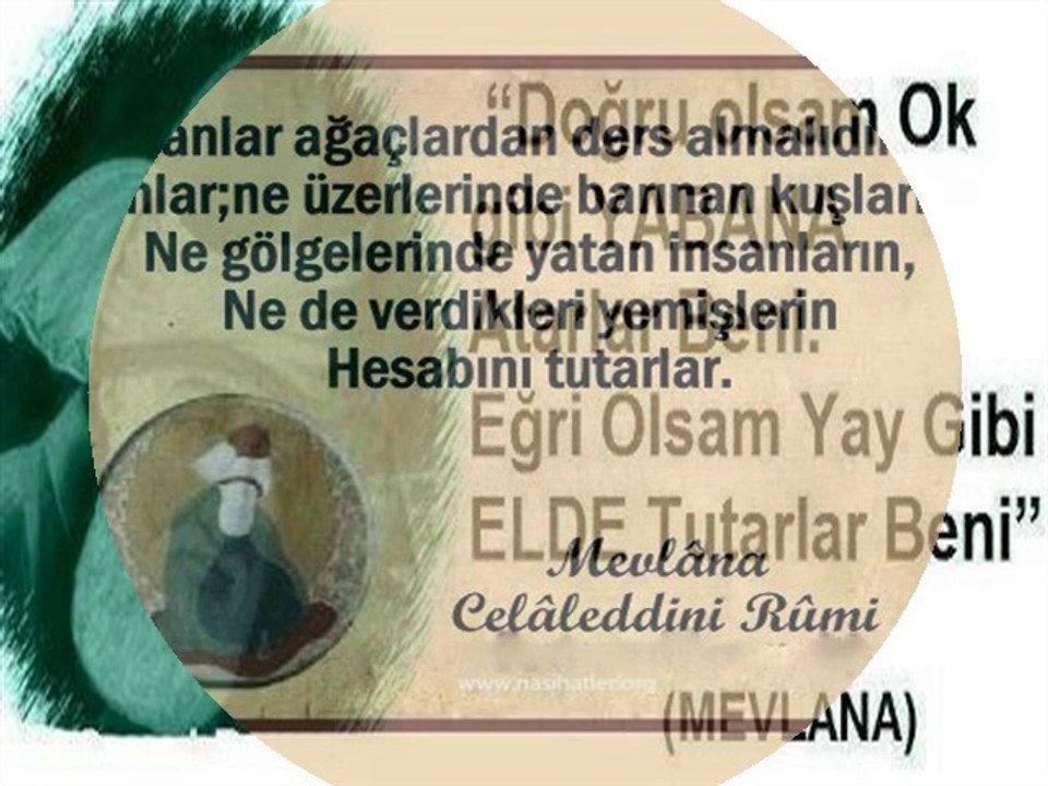 Hz.Mevlana_şimdi yeni şeyler söylemek lazım