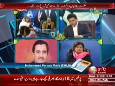 Q & A with PJ Mir (Taliban Committee Ka Wazir-e-Azam Aur Army Chief Se Mulaqat Ka Mutalba Mustard) 24 February 2014 Part-2