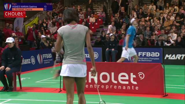 Championnats de France Cholet 2014 1/2 finale simple femmes