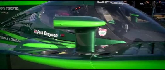 Drayson Racing 850 hp Electric Formula E Race Car Testing @ Rockingham
