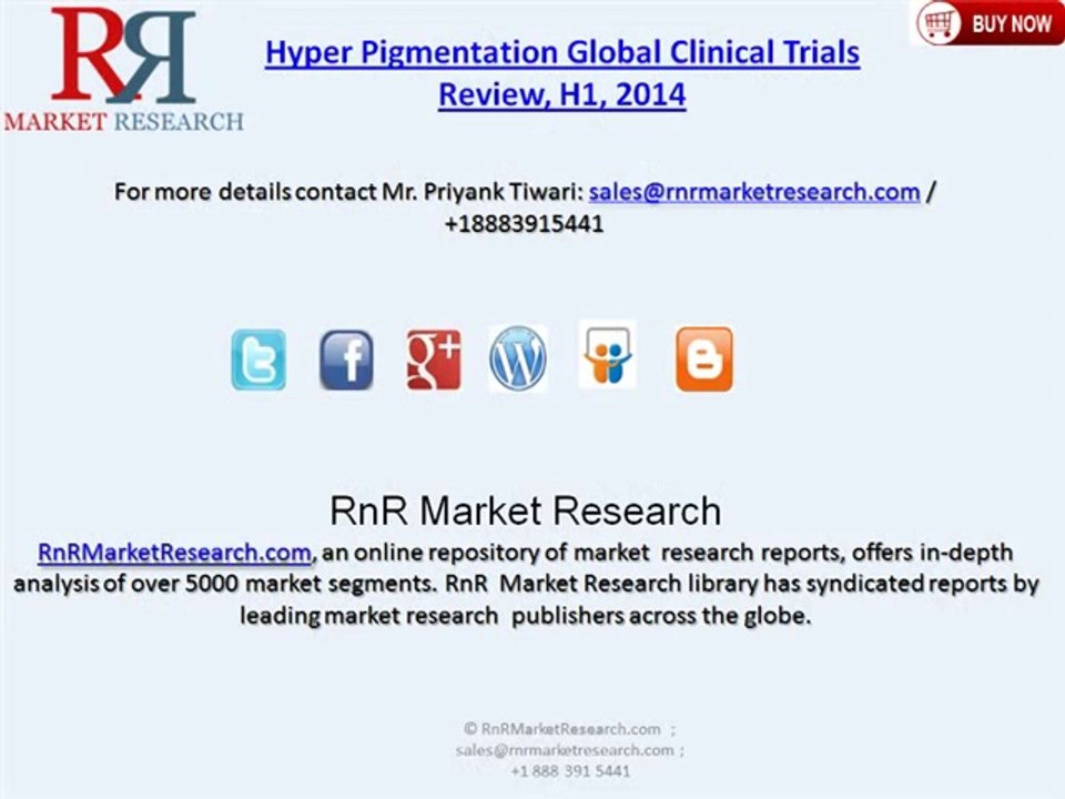 Hyper Pigmentation Market 2014