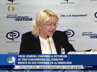 Cifra de muertos por protestas en el país sube a 13, anunció la Fiscal