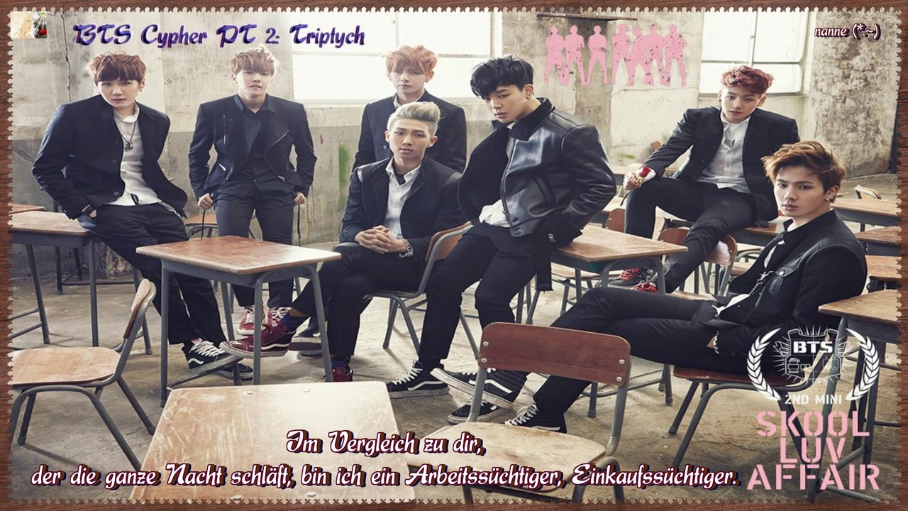 BTS (Bangtan Boys) - BTS Cypher PT 2 Triptych k-pop [german sub] [Mini Album - Skool Luv Affair]