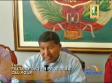 Alcalde Fidel Carita, afirma que Gobierno Regional no apoya la perforación de cuatro pozos para solucionar la escasez de agua en esta región del sur peruano.