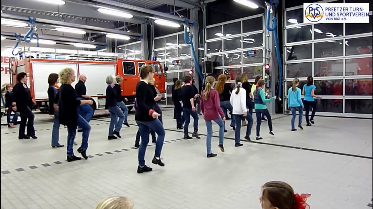 Kulturnacht Preetz 2014 - Line Dance - Gambling Man