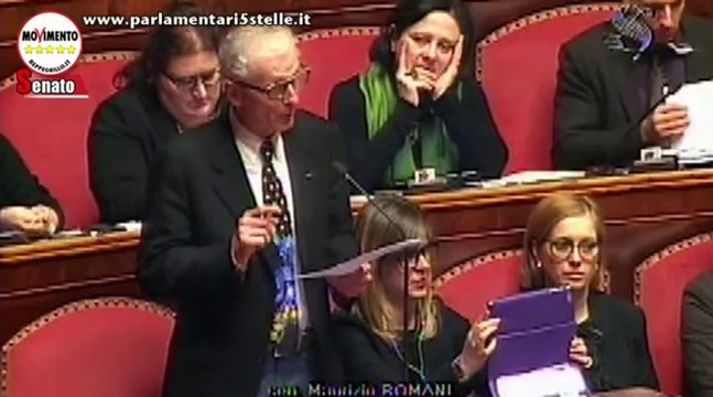 Sfiducia al Governo Renzi: l'intervento di Maurizio Romani (M5S) - MoVimento 5 Stelle