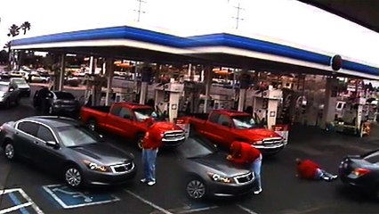 Elderly Man Run Over At A Gas Station In A Small Town