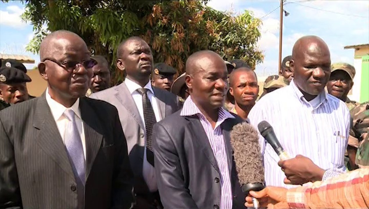 SECURITE: le ministre hamed bakayoko visite la prison de bouake