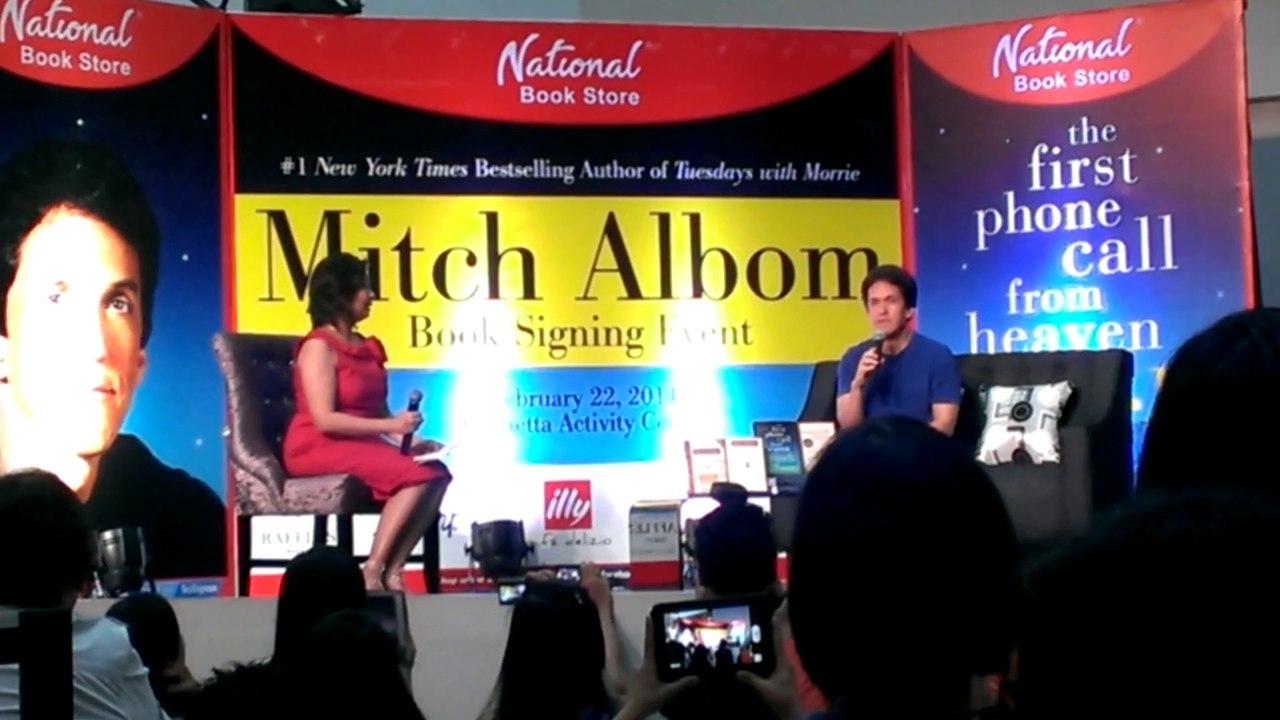 Mitch Albom's Book Signing interview