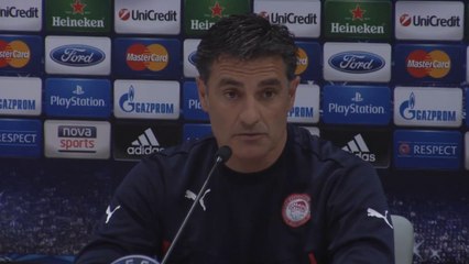 We aren't favourites insist Olympiacos