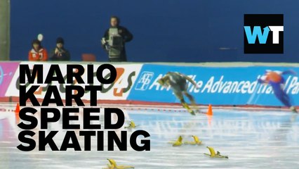 Speed Skating As Mario Kart | What's Trending Now