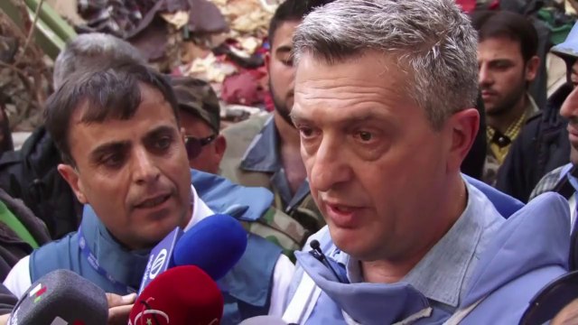 UNRWA official visits Syria's besieged Yarmuk camp