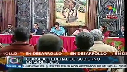 Sesiona Consejo Federal de Gobierno de Venezuela