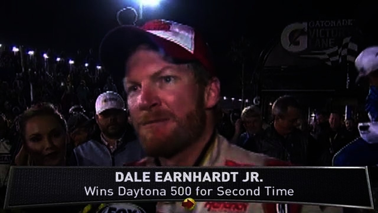 Dale Earnhardt Jr. Wins Daytona 500
