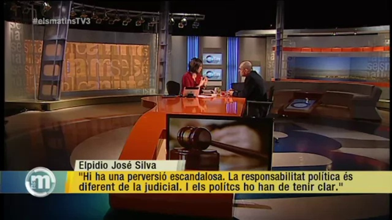 TV3 - Els Matins - Elpidio José Silva: "La justícia a Espanya està molt malalta"