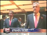 Cancillería peruana responde a protesta chilena por 'triángulo terrestre'