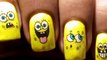 Sponge Bob - Decals Nail Art Nail Water Decals How To Nail Polish Easy Nail designs cute