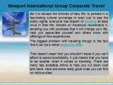 Newport International Group Corporate Travel: Best travel money-saving tips