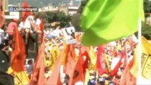 Multitudinaria marcha opositora en Caracas contra Maduro