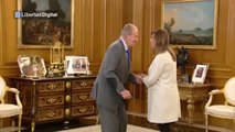 Susana Díaz se reúne con el Rey don Juan Carlos en Zarzuela
