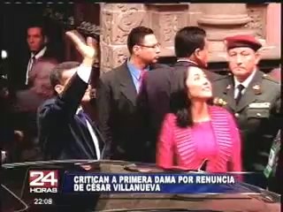 Congresistas opinan que salida de César Villanueva es culpa de Nadine Heredia (1/2)