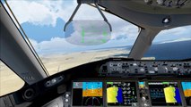FSX Qatar 787 Landing @ Sharm el Sheikh ( HD )