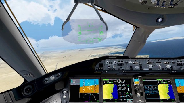 FSX Qatar 787 Landing @ Sharm el Sheikh ( HD )