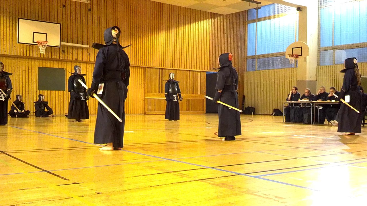 Passage de grade à Chambery - Février 2014 Men et Geiko motodachi Alix