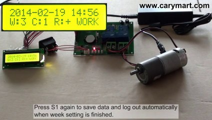 Digital Tube Remote Controller Inner Clock Time Setting Procedure